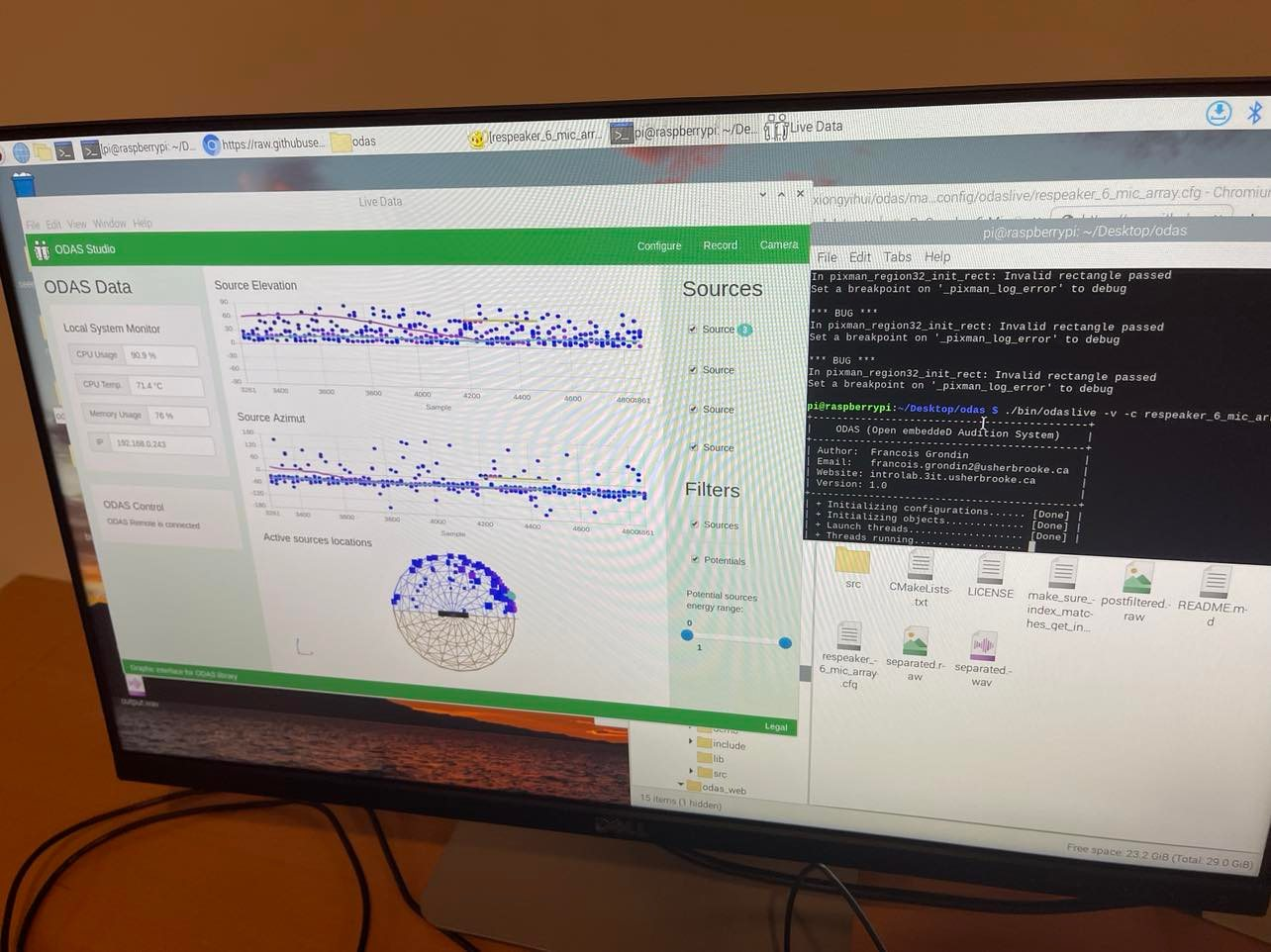 ODAS visualizer